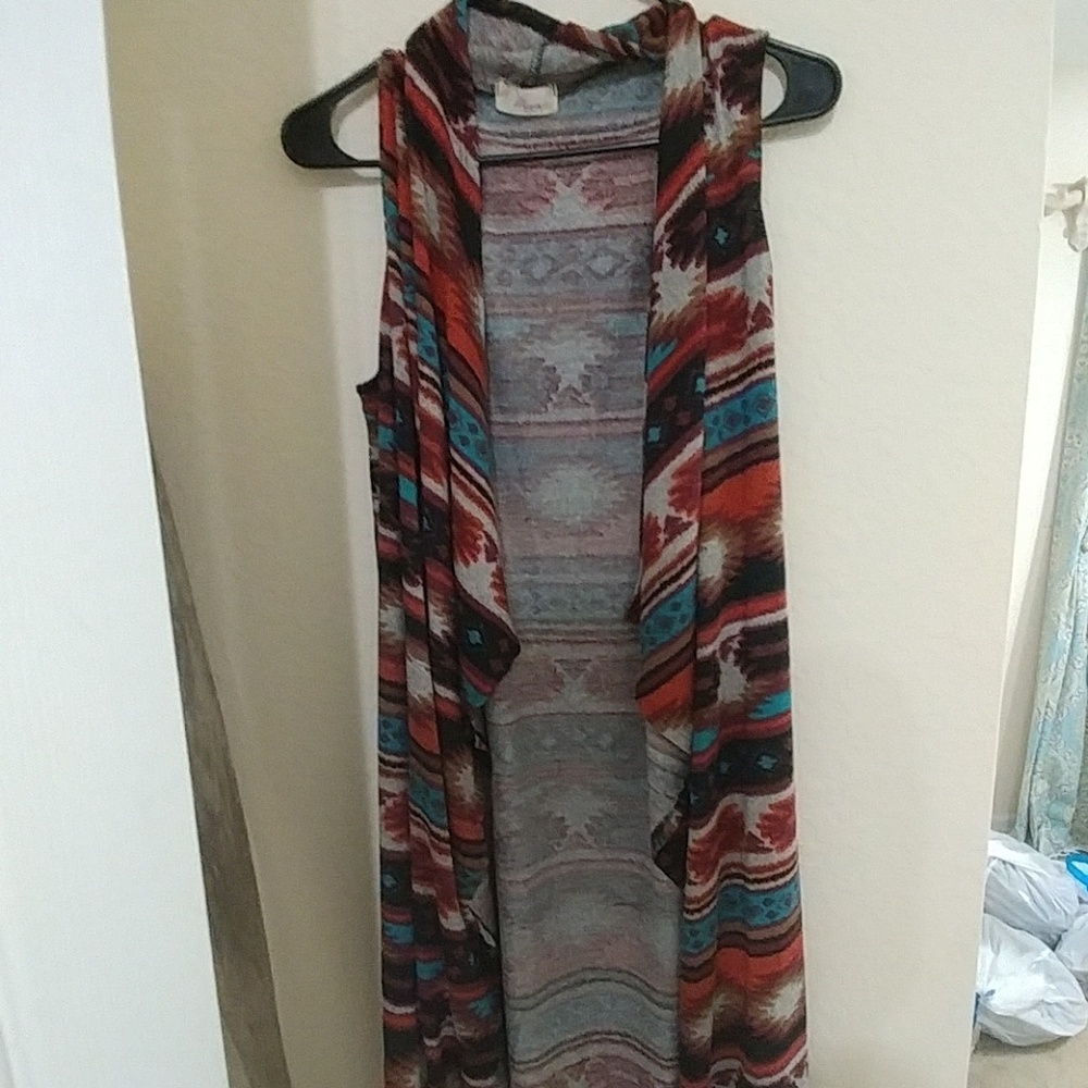 Multi colored Sweater vest